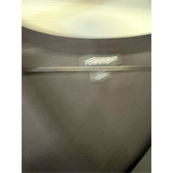 Torrid Black Short Sleeve Button Down Rayon Shirt Goth Dress sz 1X NWOT - Picture 4 of 8